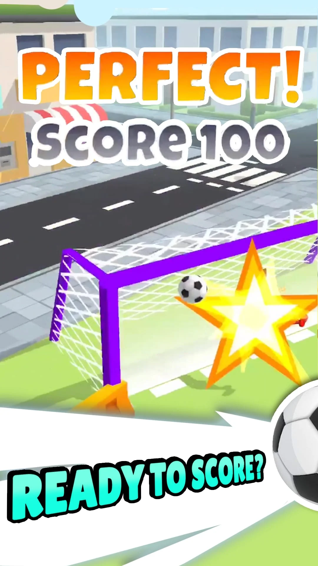 Crazy Kick! Fun Football game Screenshot 1