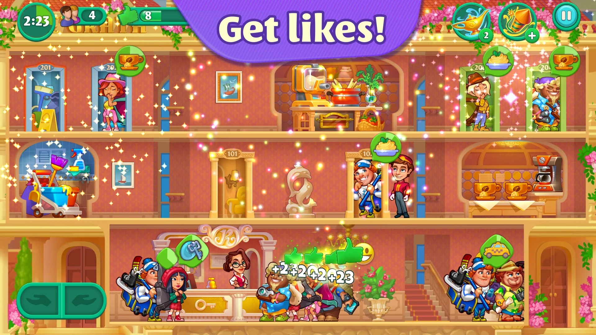Grand Hotel Mania: Hotel games Screenshot 4