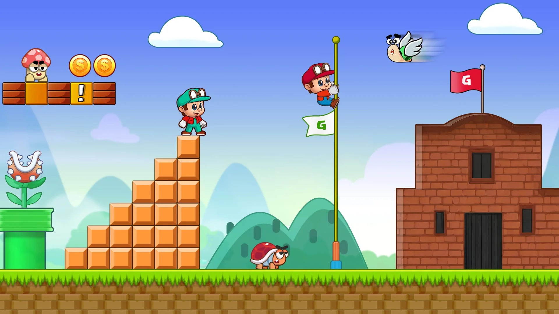 Super Gino Bros - Jump & Run Screenshot 1