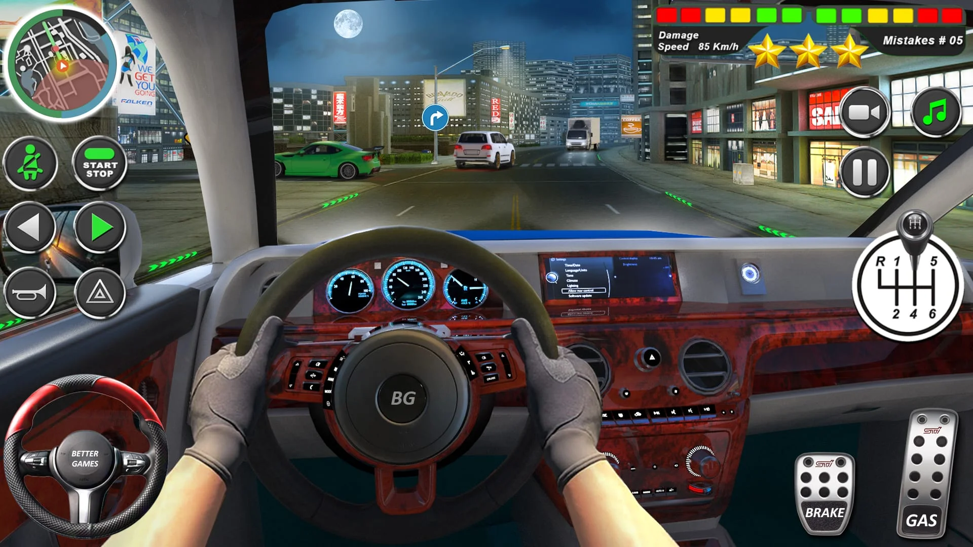City Driving School Car Games Screenshot 4