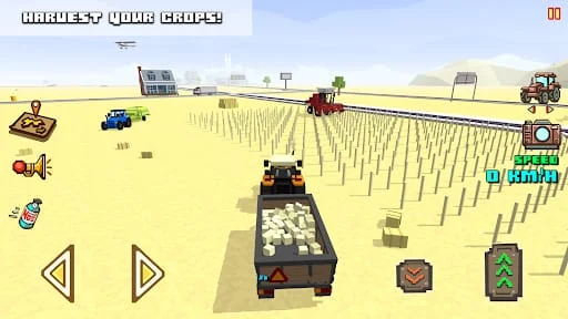Blocky Farm Racing & Simulator Screenshot 4