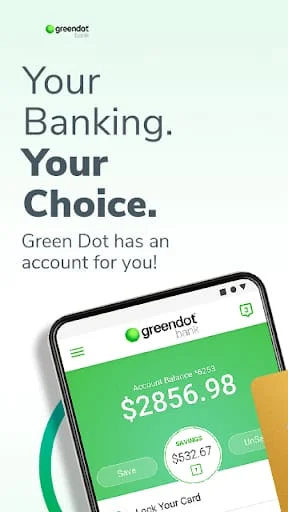 Green Dot - Mobile Banking Screenshot 1