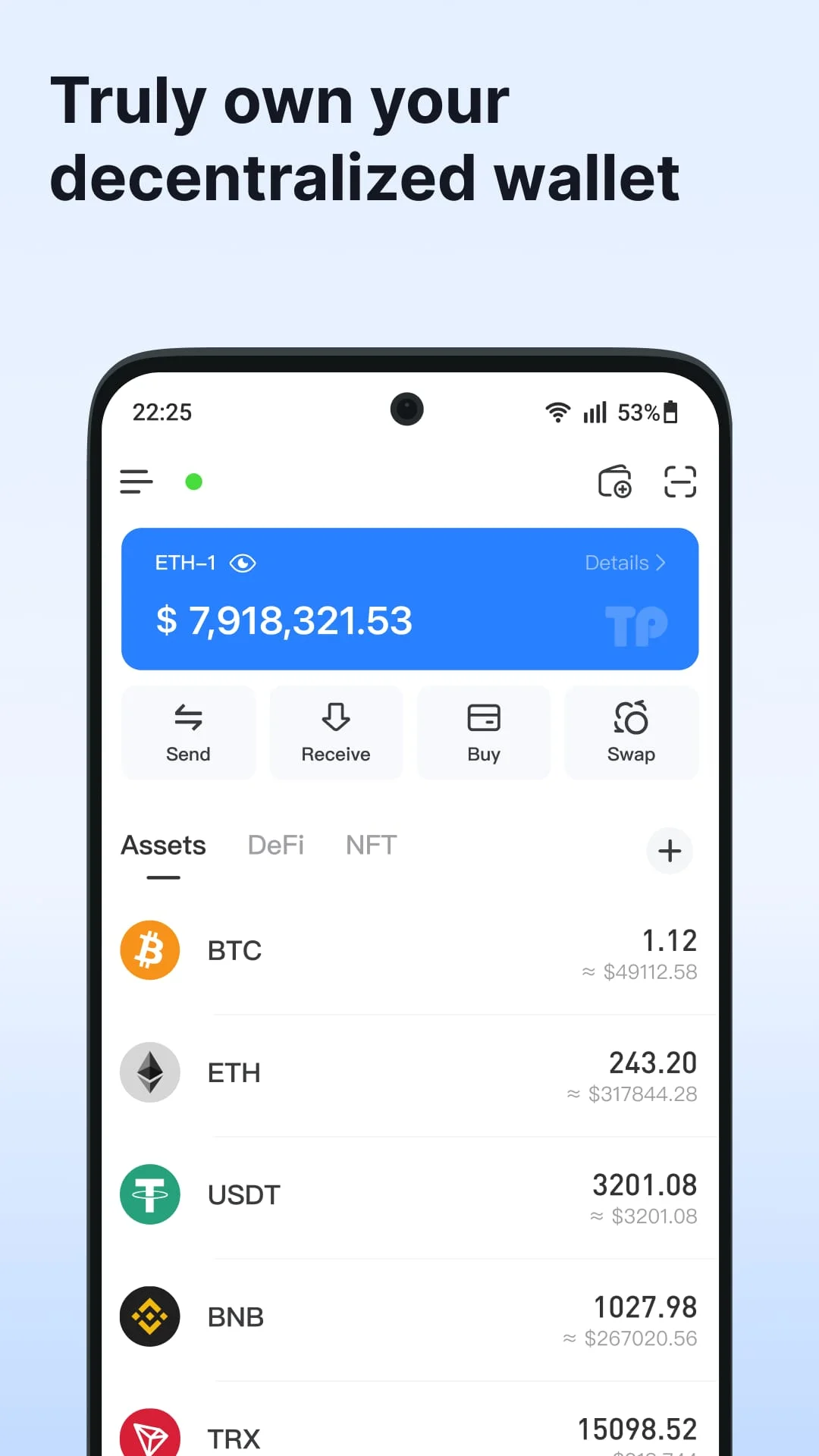 TokenPocket: Crypto & Bitcoin Screenshot 1