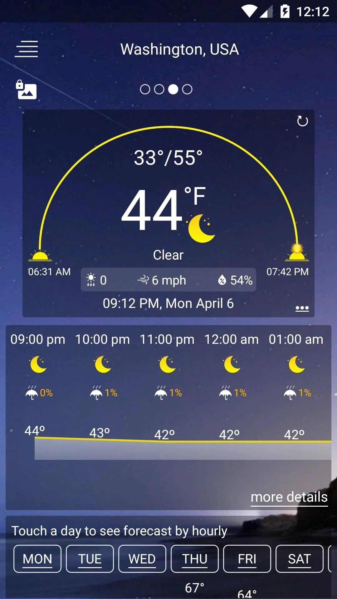 Weather Forecast Screenshot 1