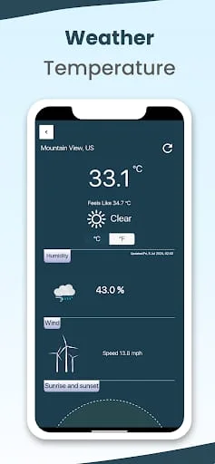 Accurate Room Temperature App Screenshot 3
