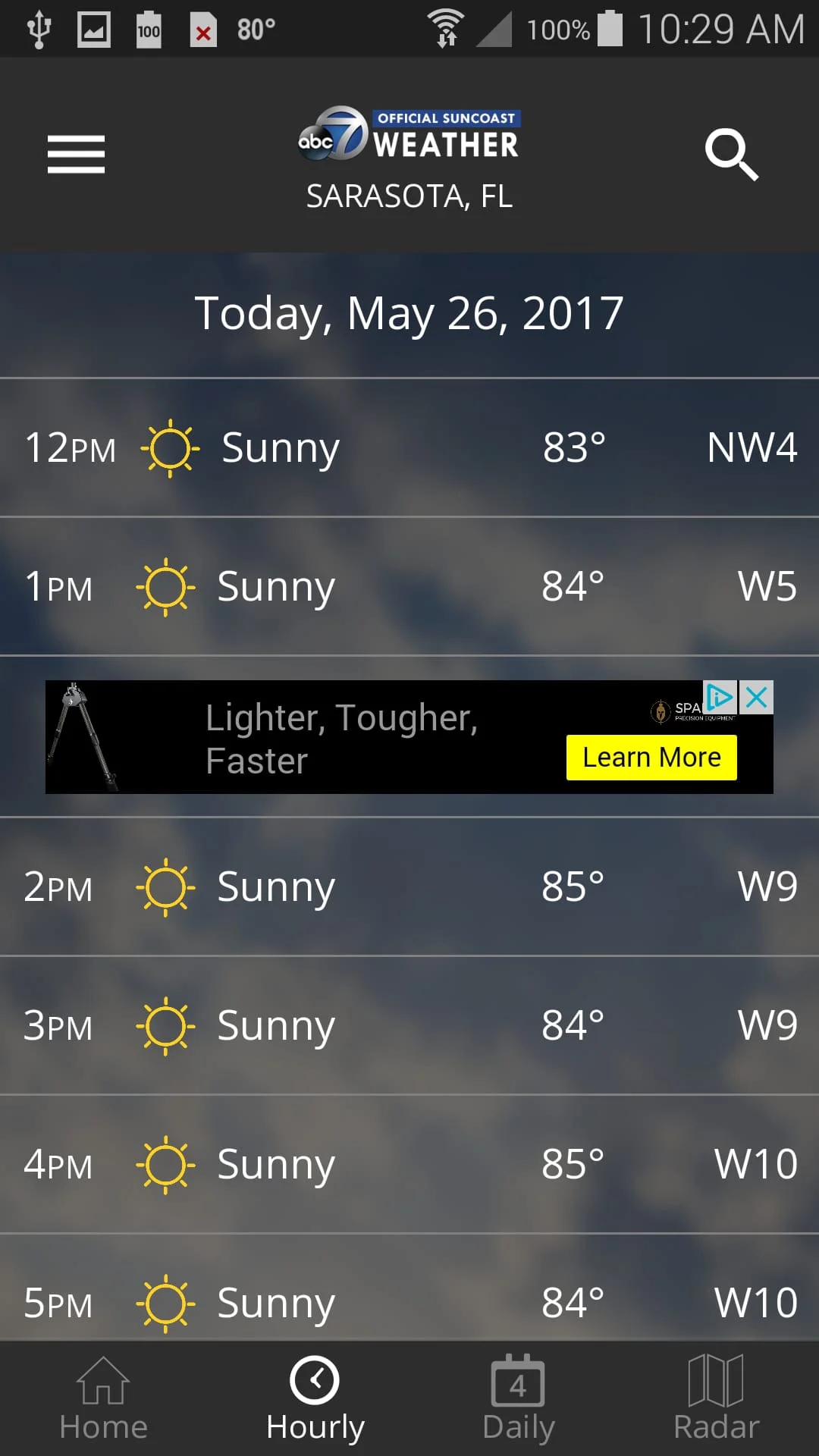 ABC7 WWSB First Alert Weather Screenshot 2