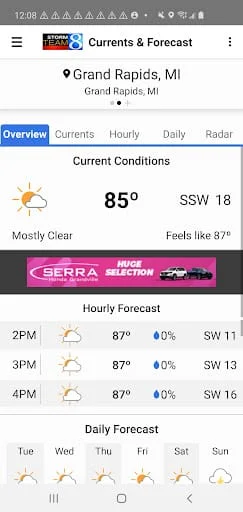 Storm Team 8- WOOD TV8 Weather Screenshot 2