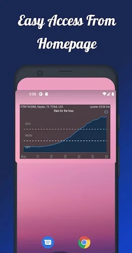 Dark Sky Tech Weather App Screenshot 2