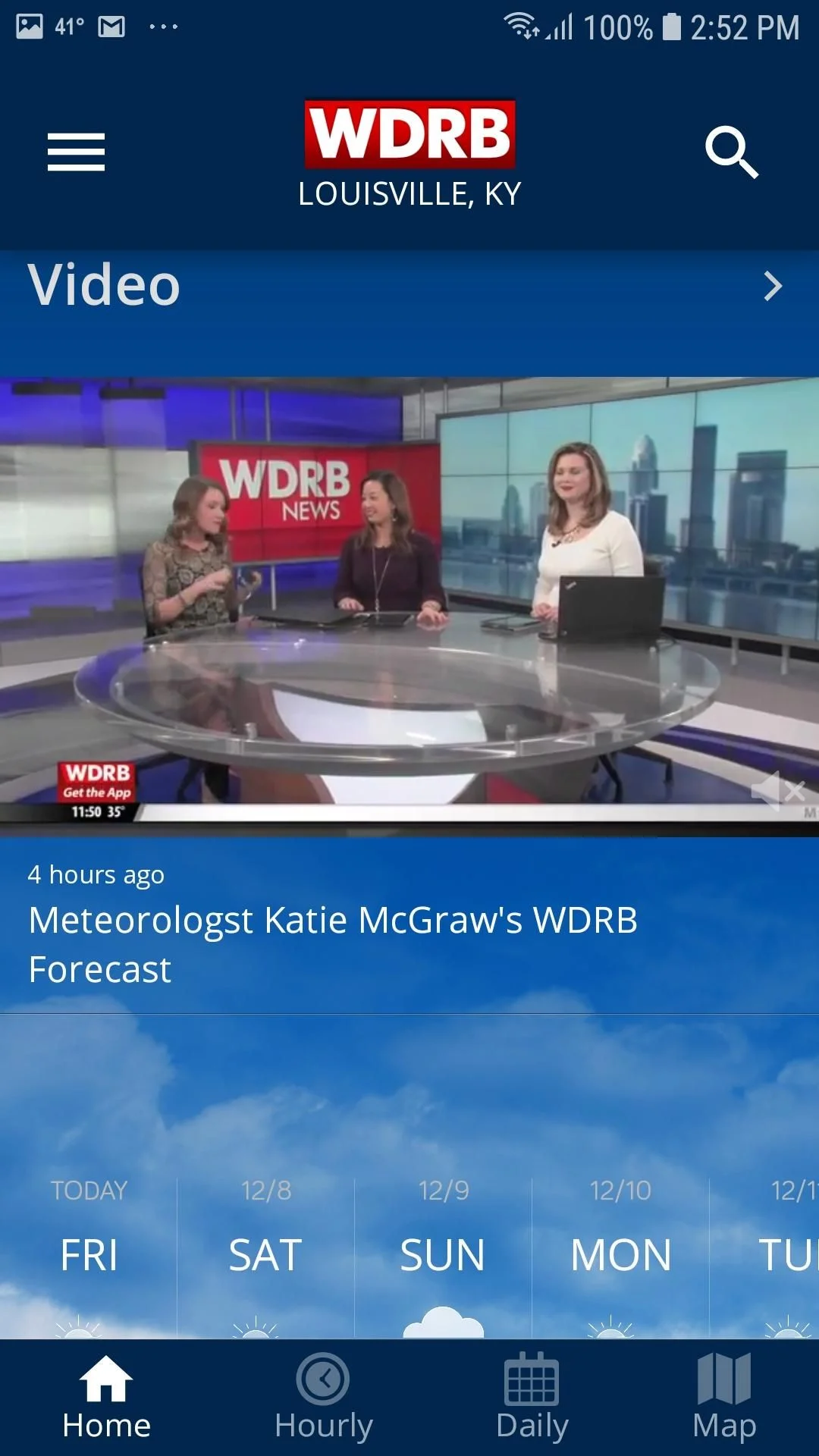 WDRB Weather Screenshot 2