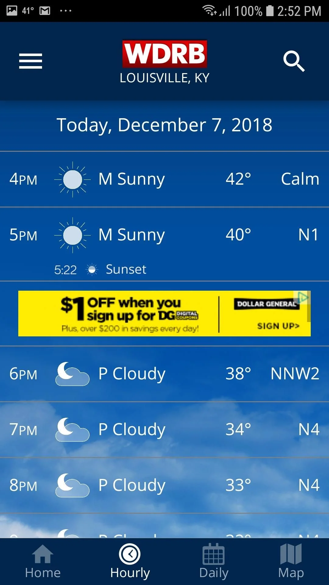 WDRB Weather Screenshot 3