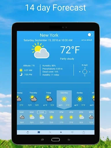 Weather 2 weeks Screenshot 4