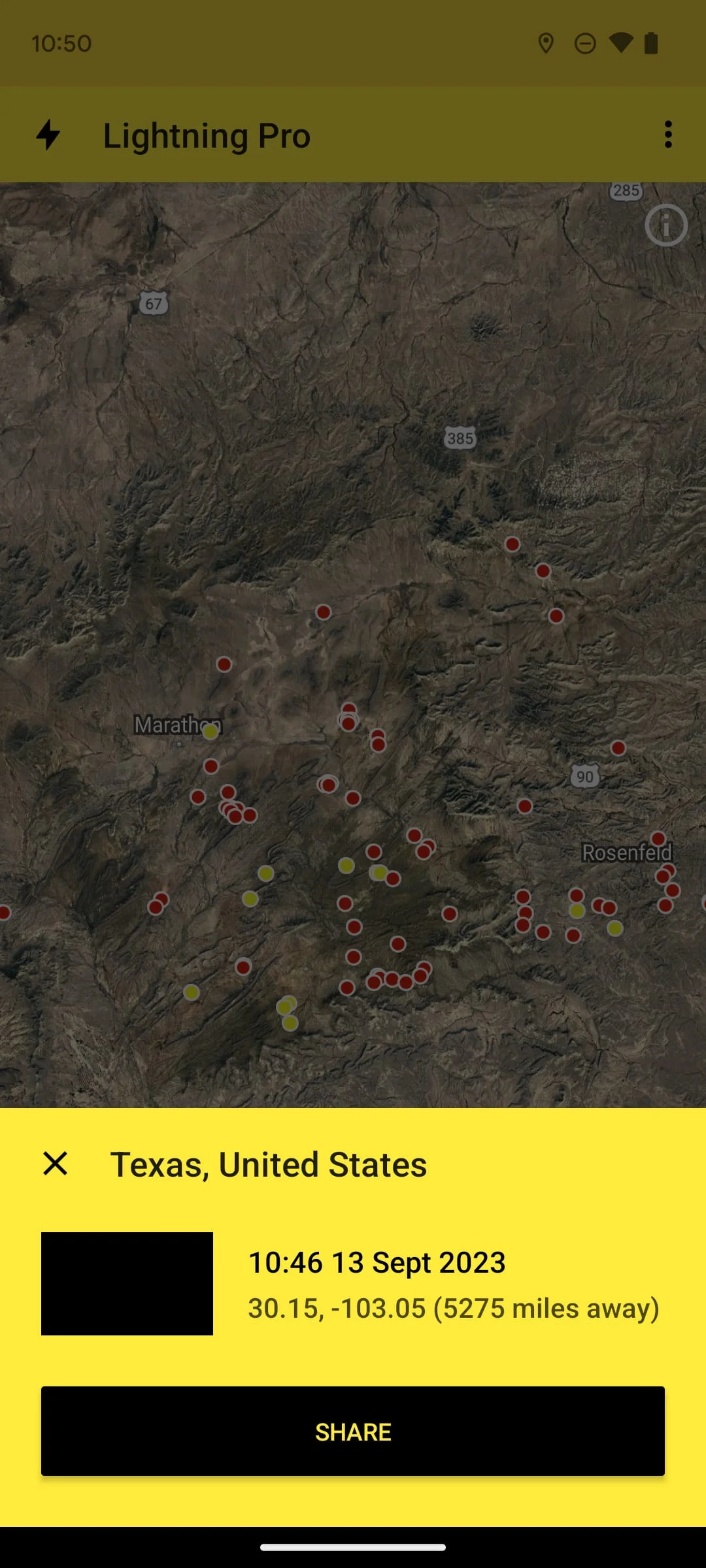 My Lightning Tracker & Alerts Screenshot 1