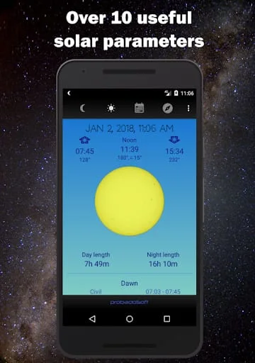 Moon Phase Calendar Screenshot 2