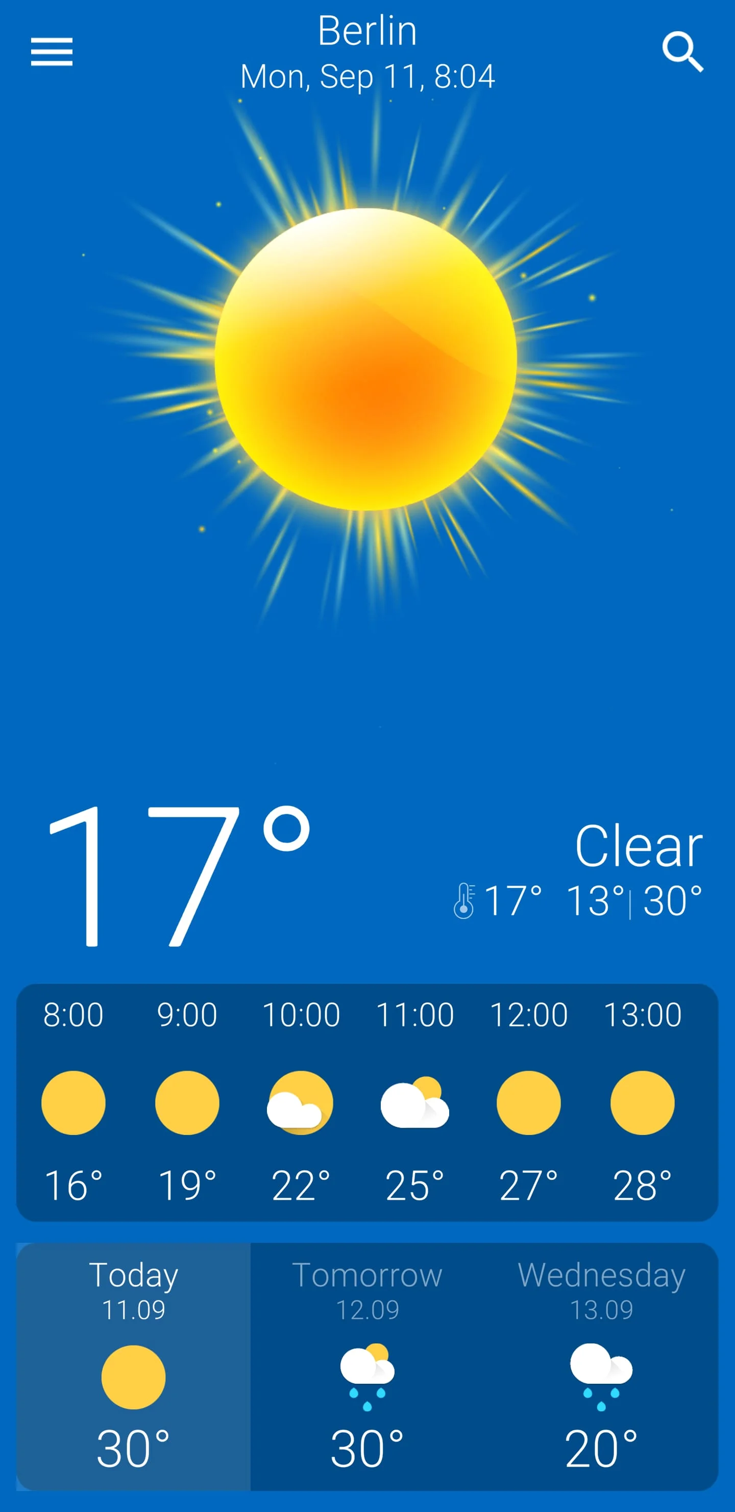 Weather Screenshot 1
