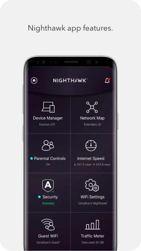 NETGEAR Nighthawk WiFi Router Screenshot 2