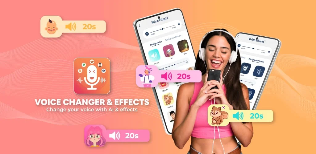 Voice Changer by Sound Effects Screenshot 1