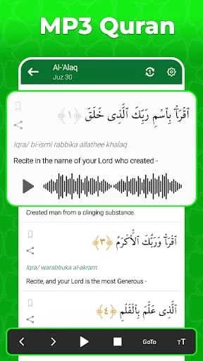Easy Quran Mp3 Audio Offline Screenshot 1