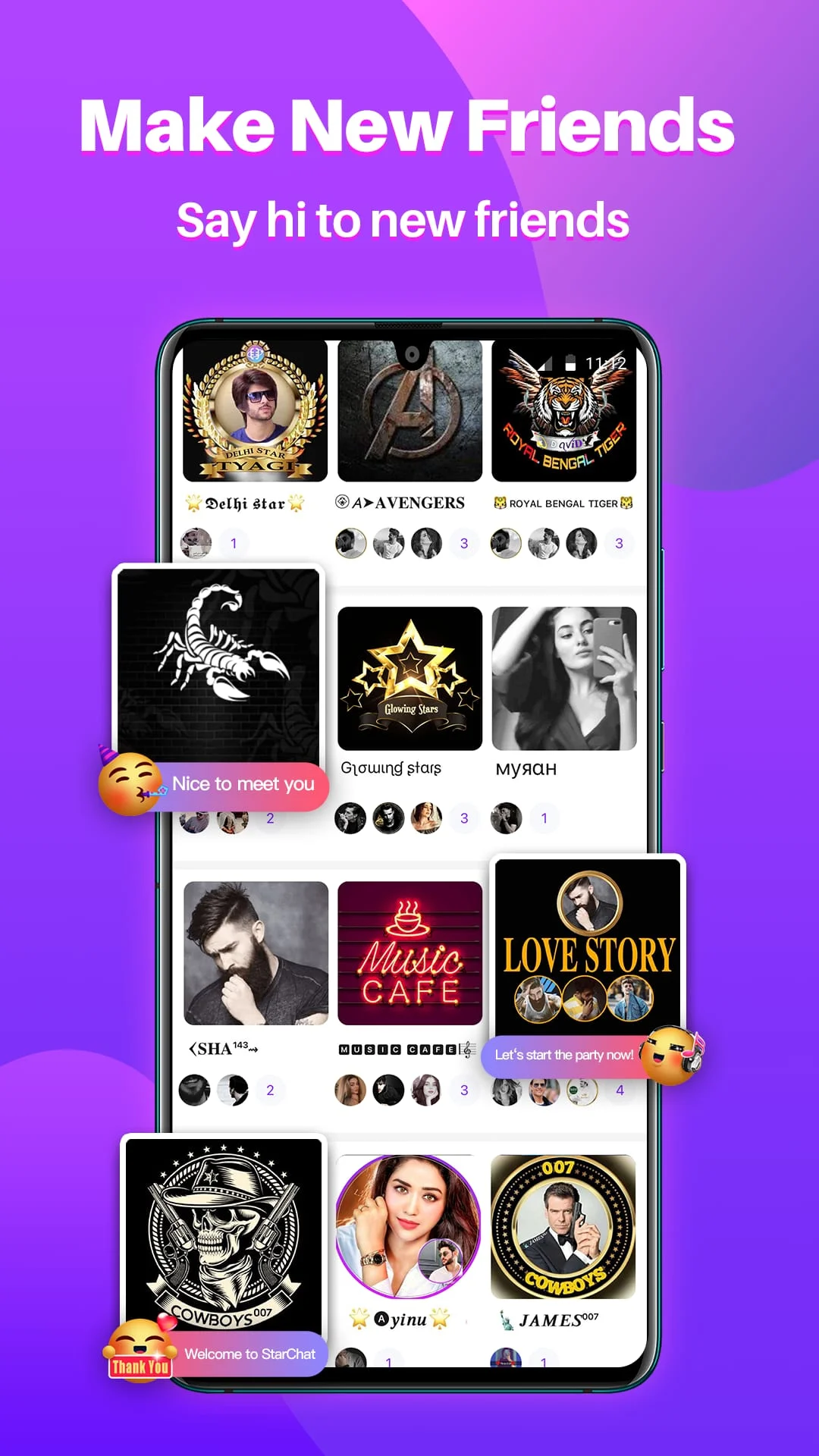 StarChat-Group Voice Chat Room Screenshot 2