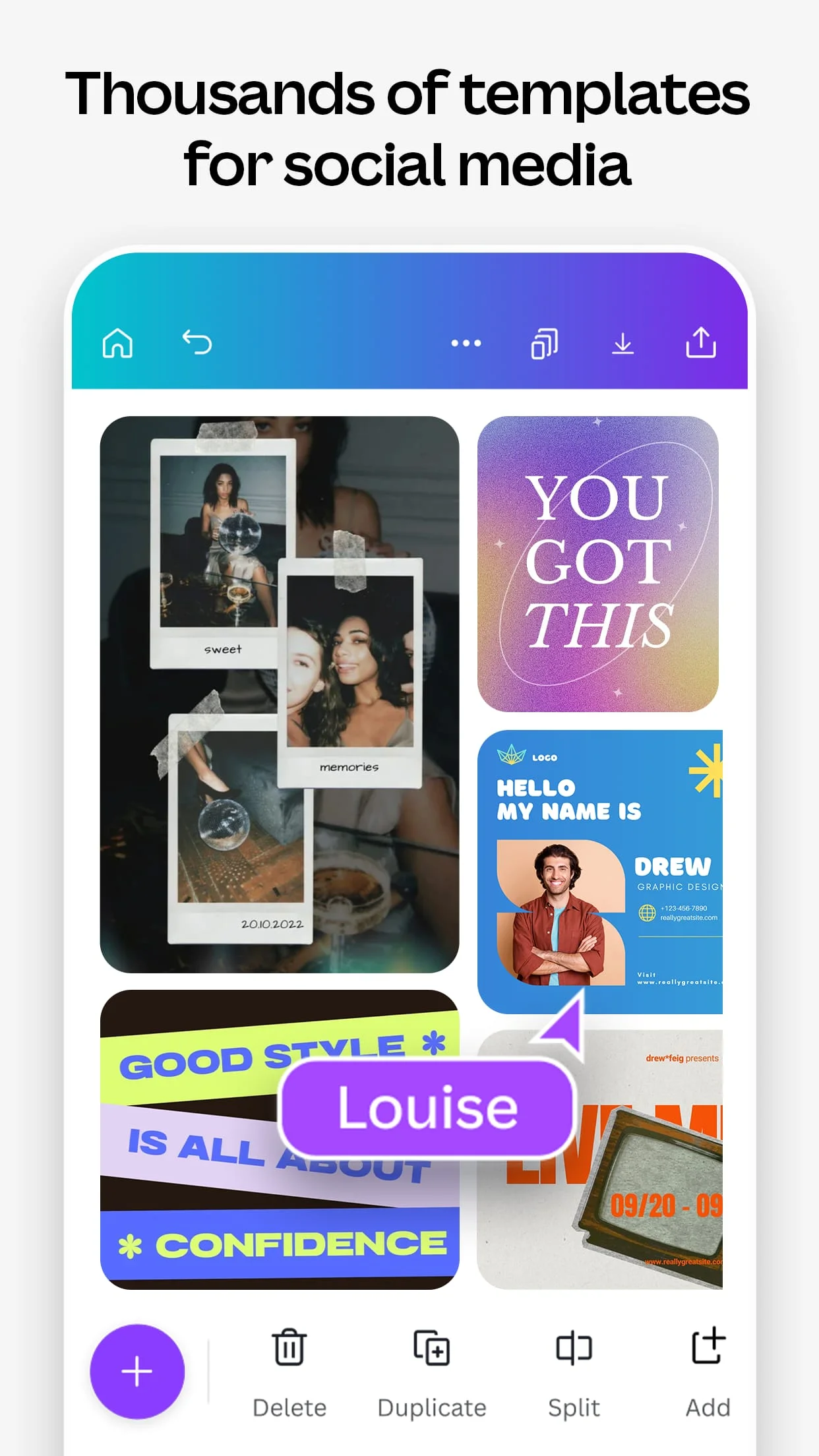 Canva: Design, Art & AI Editor Screenshot 2
