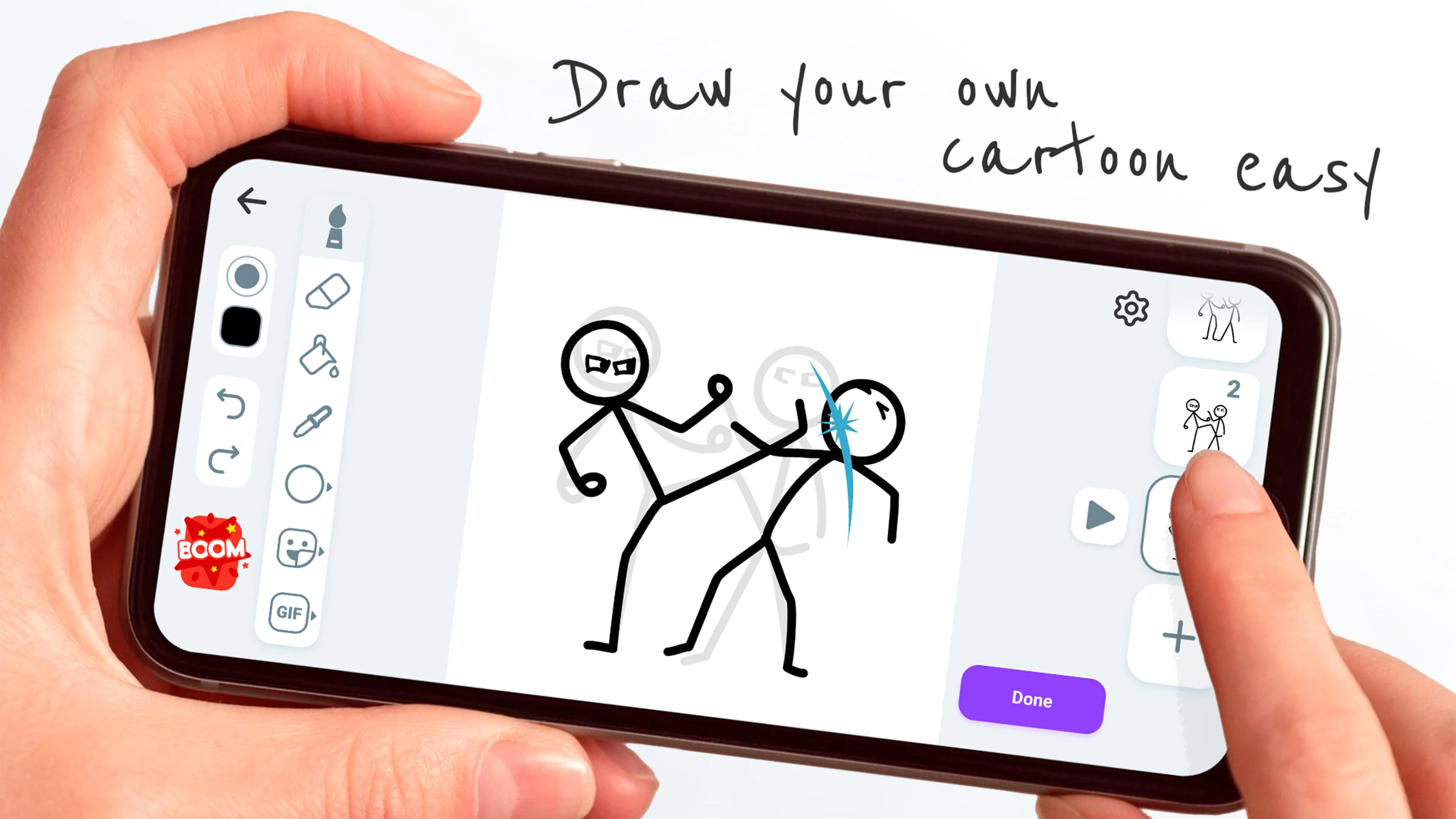 Stickman: draw animation maker Screenshot 1