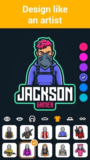 Maskot - Gaming Logo Maker Screenshot 2