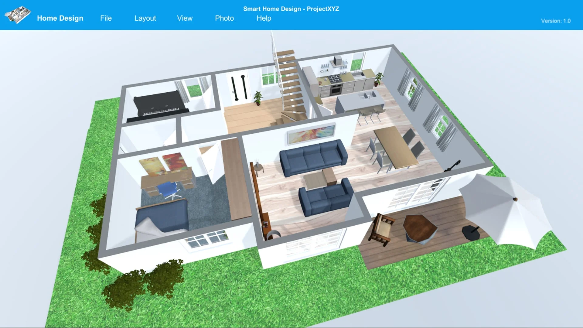 Smart Home Design | Floor Plan Screenshot 1