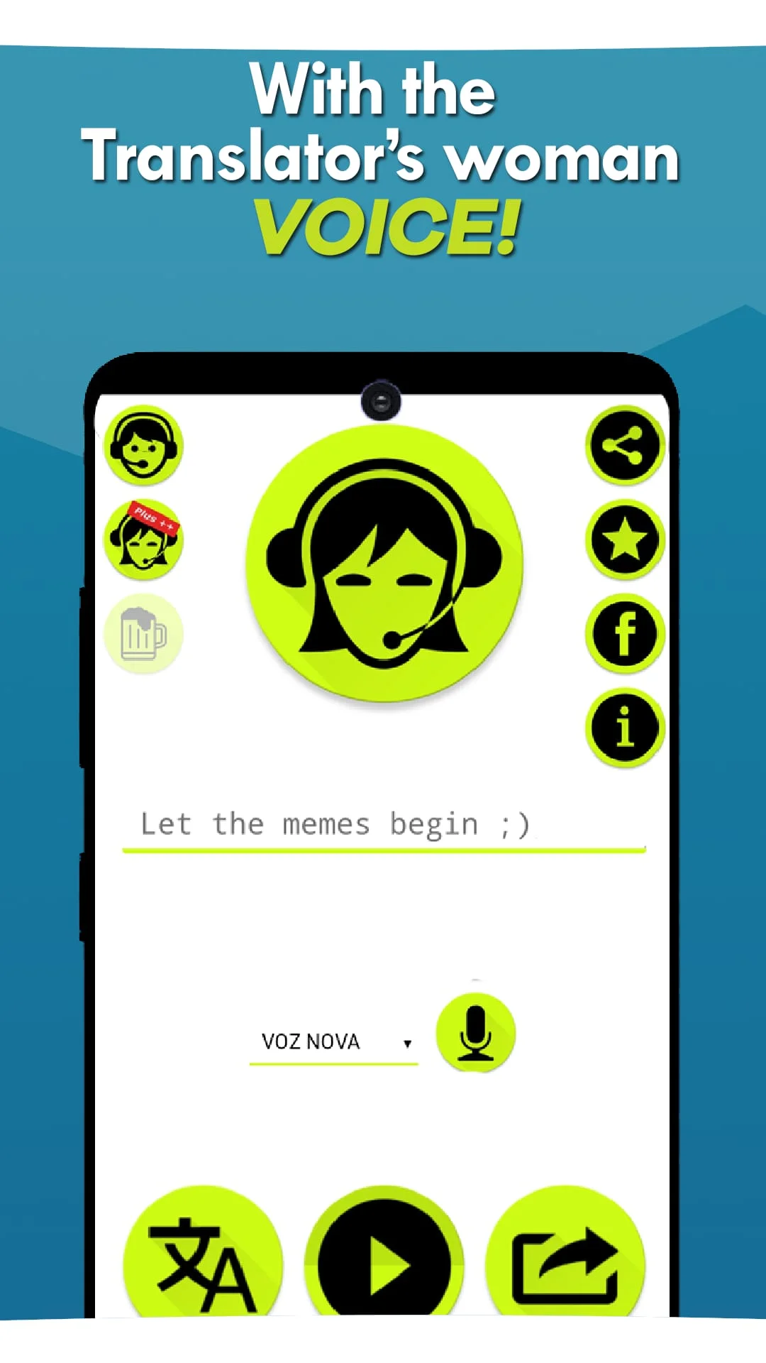 Translator Woman's Voice - TTS Screenshot 3