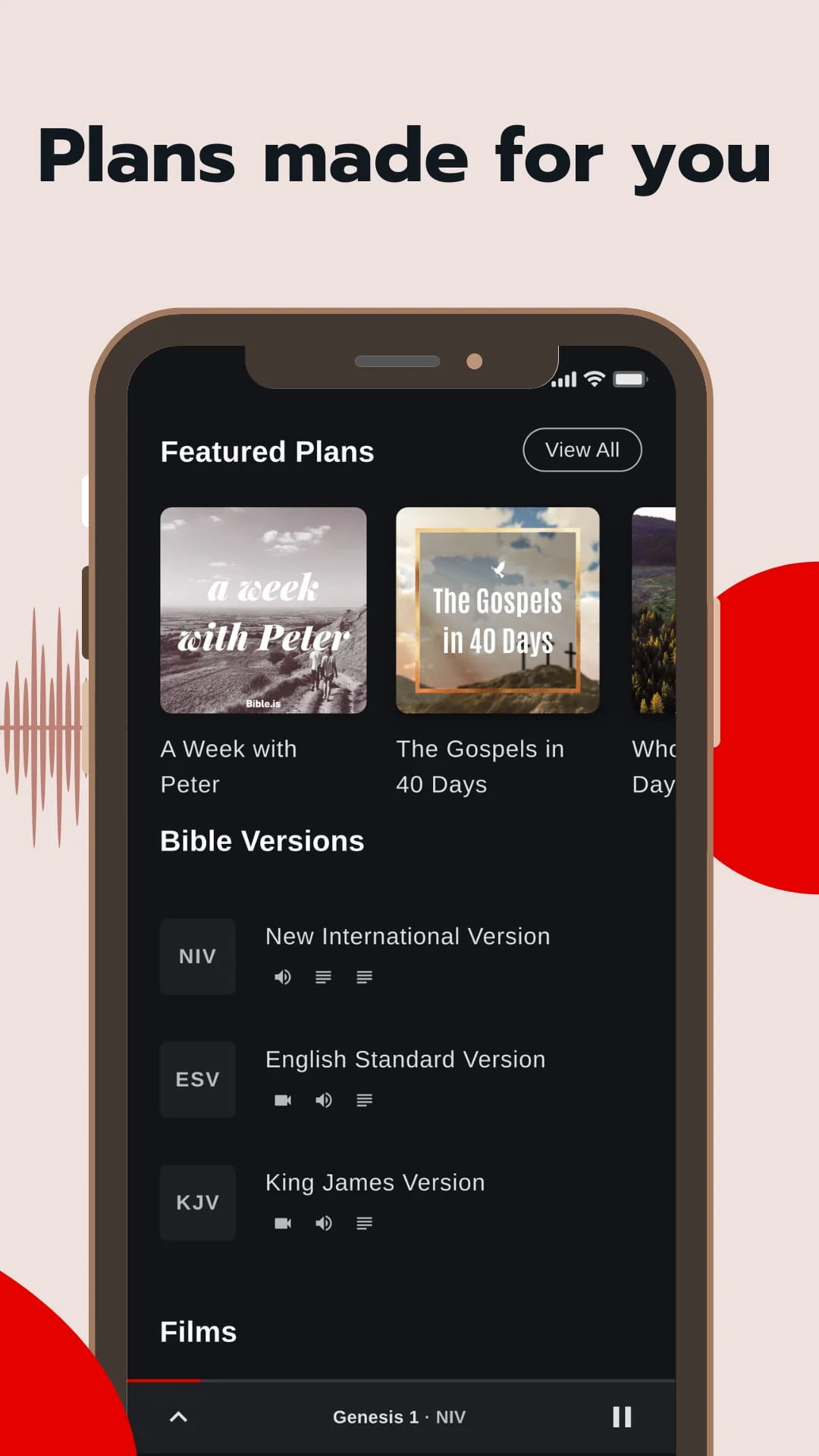 Bible - Audio & Video Bibles Screenshot 4