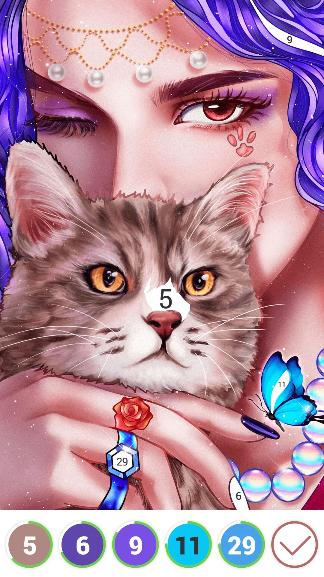 Hola Color--Coloring by Number Screenshot 1