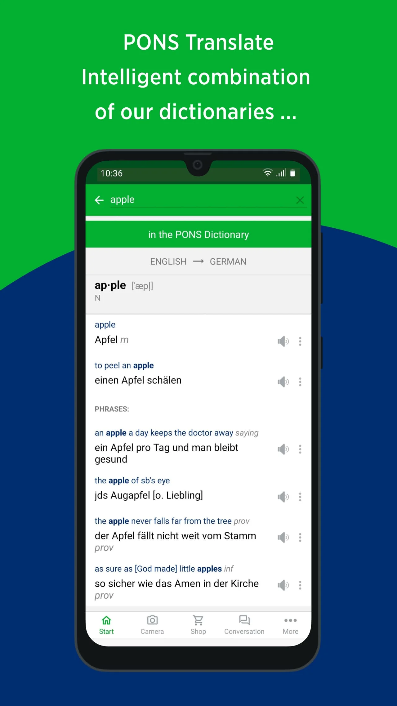 PONS Translate Screenshot 1