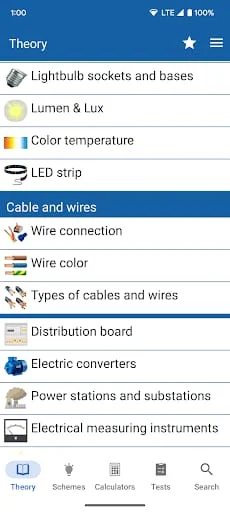 Electricians' Handbook: Manual Screenshot 2