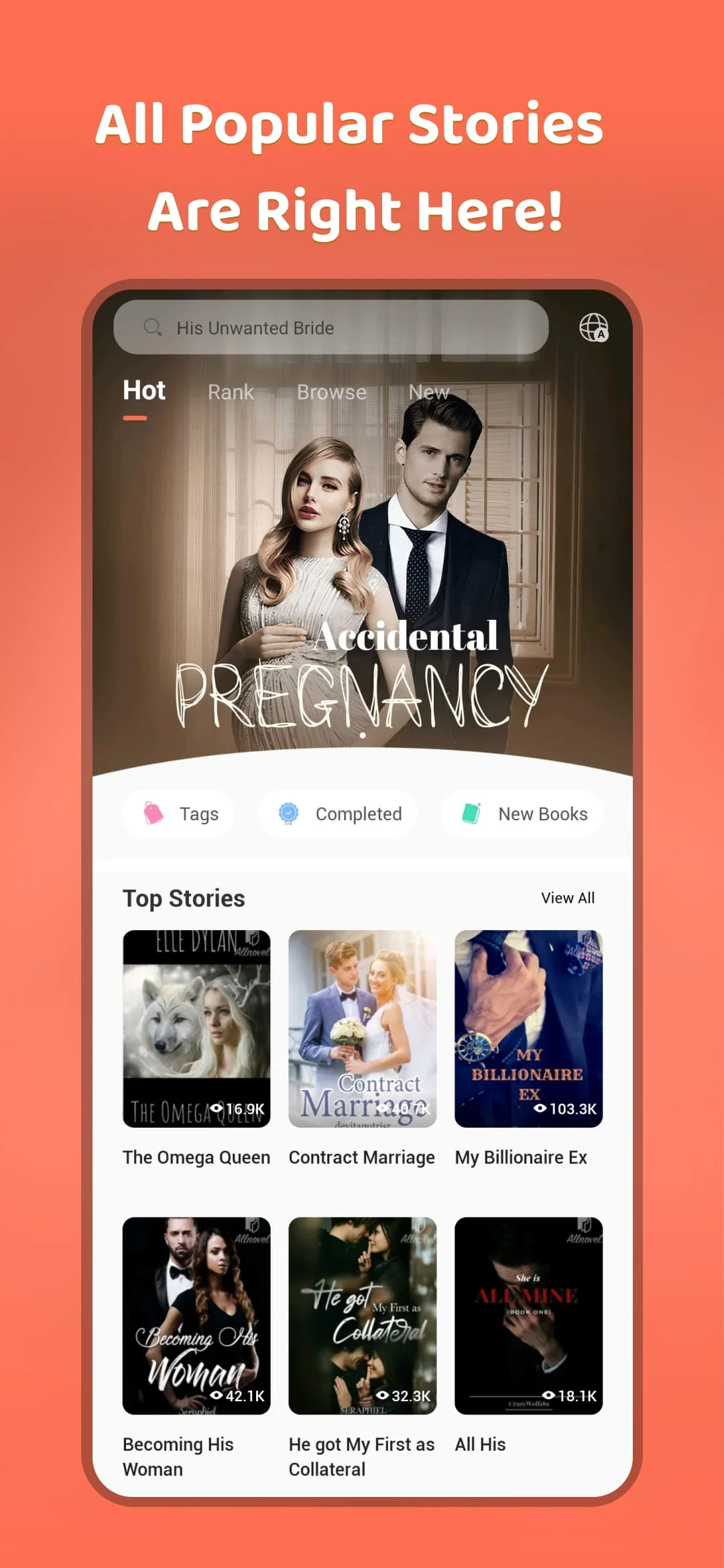 Allnovel - Read Book & Story Screenshot 4