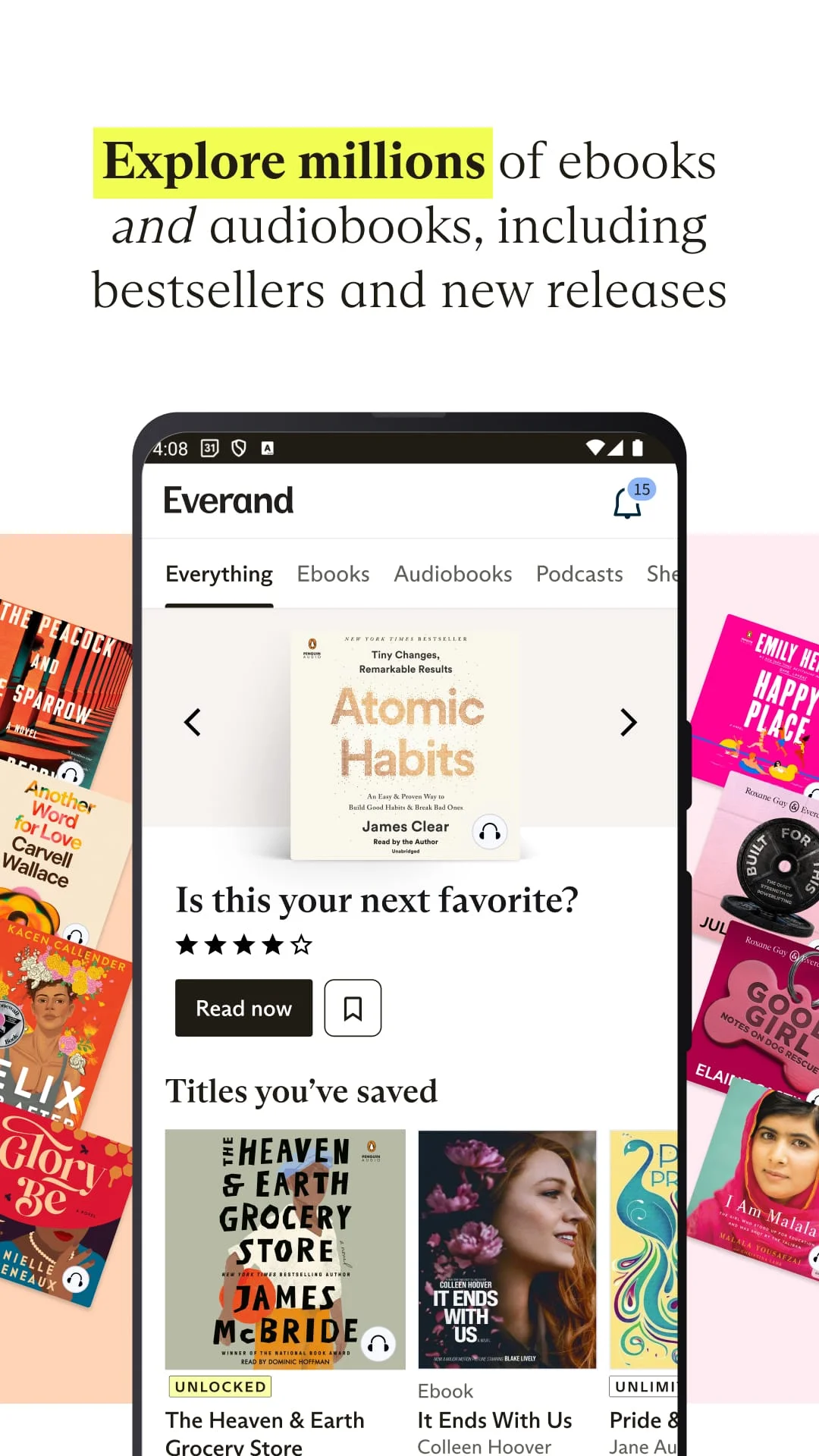 Everand: Ebooks and audiobooks Screenshot 1