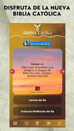 Biblia Católica en español Screenshot 1