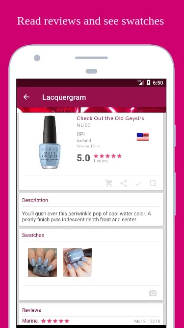 Lacquergram: for Nail Polish L Screenshot 2