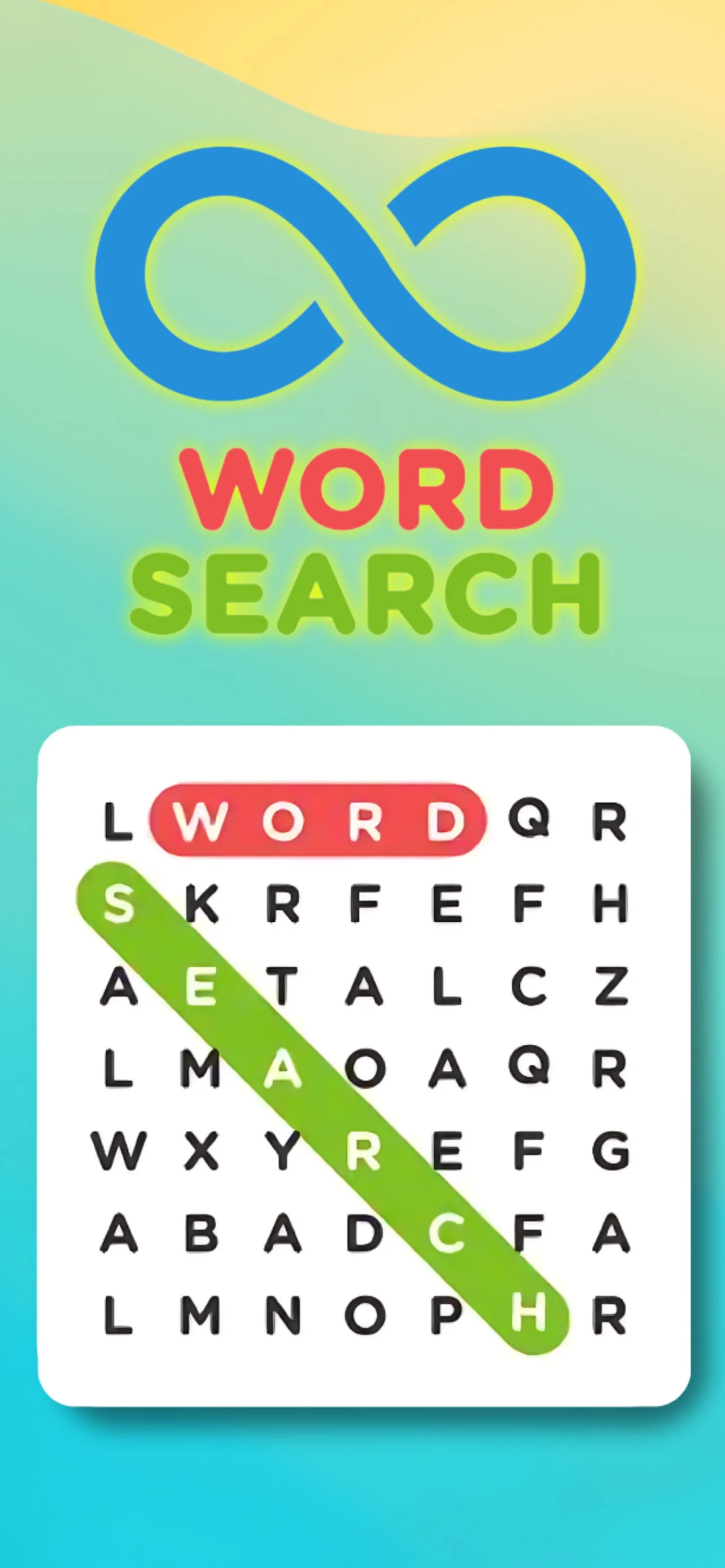 Infinite Word Search Puzzles Screenshot 1