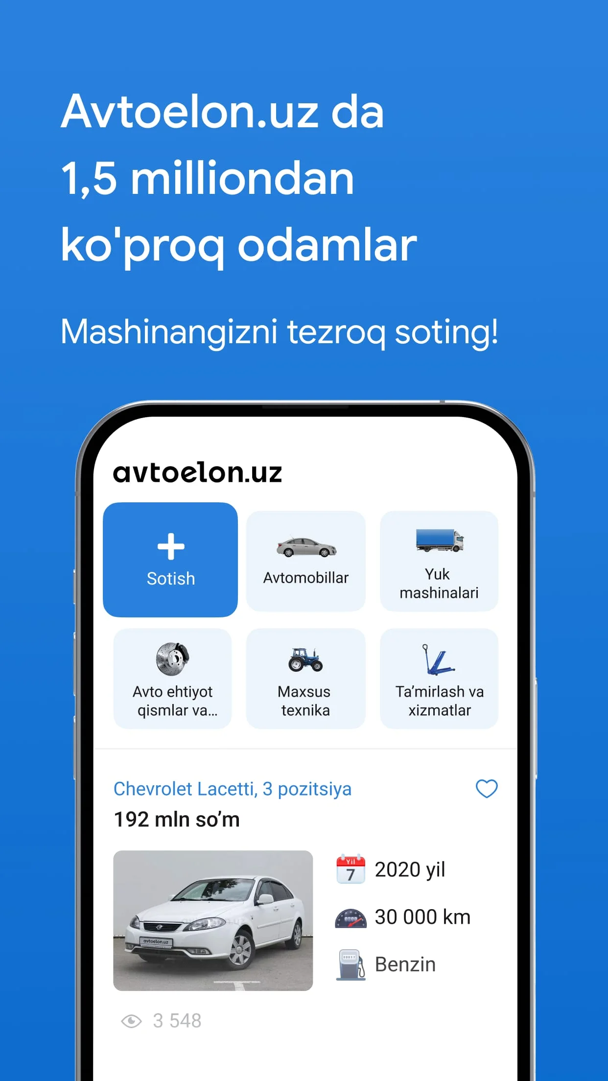 Avtoelon.uz - авто объявления Screenshot 2
