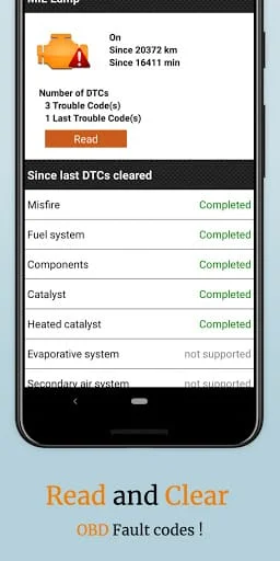 EOBD Facile: OBD 2 Car Scanner Screenshot 3