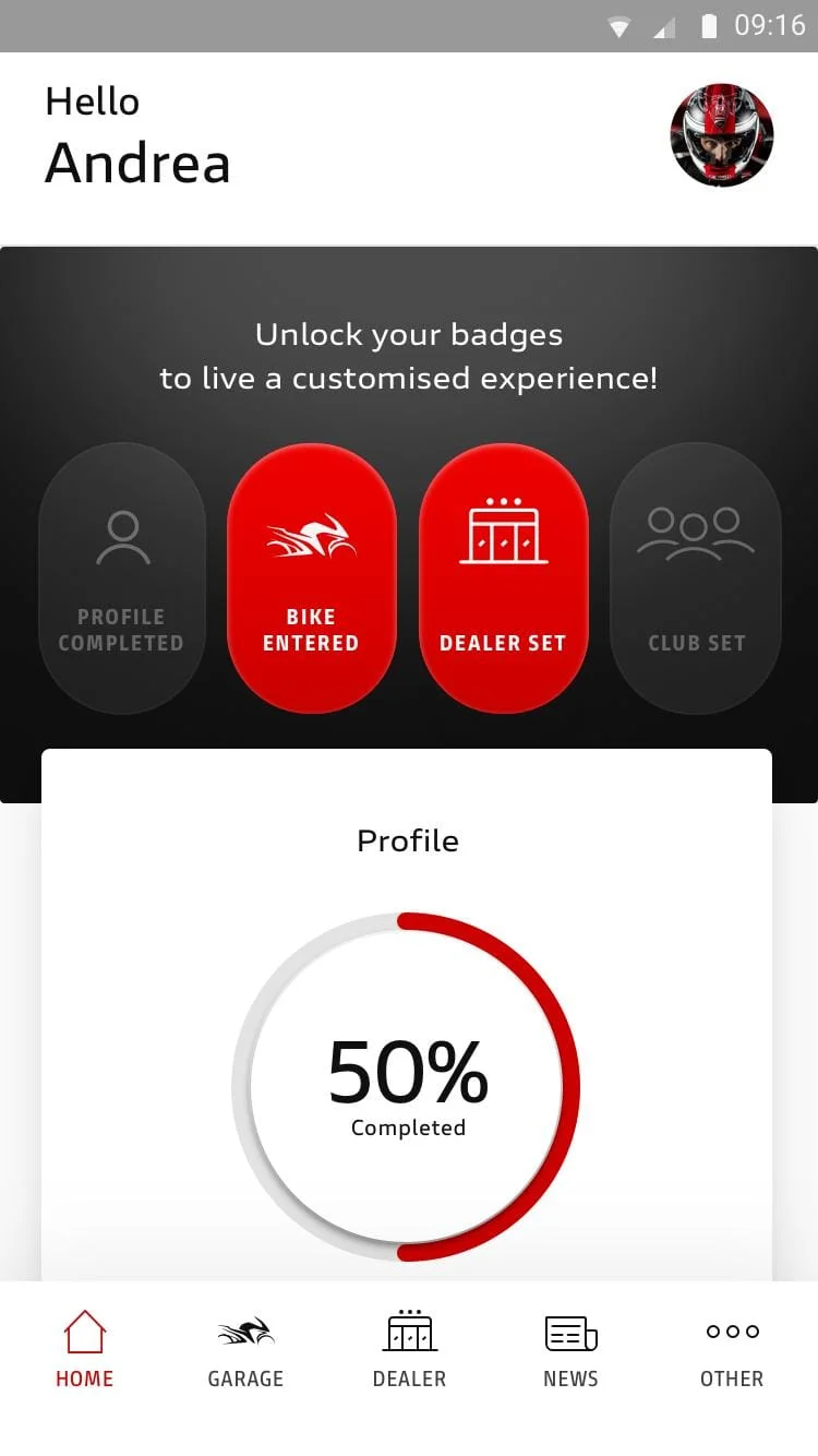 MyDucati Screenshot 1