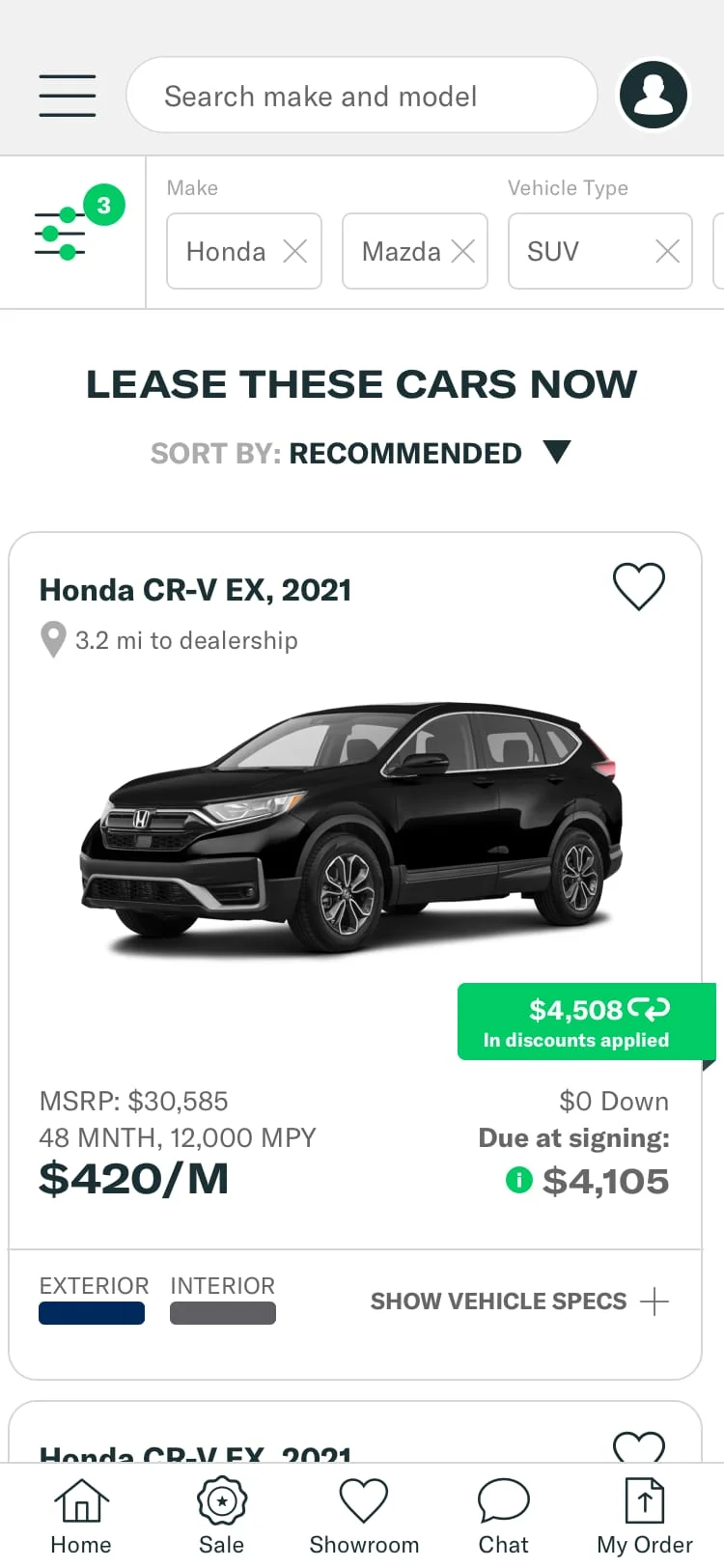 Rodo - Buy/Lease your next car Screenshot 2