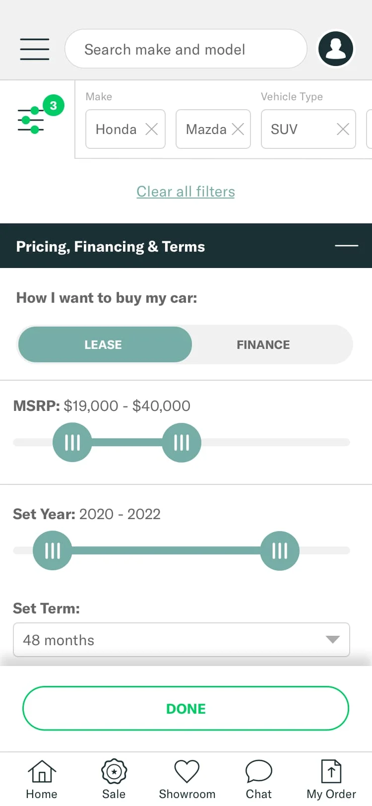 Rodo - Buy/Lease your next car Screenshot 4