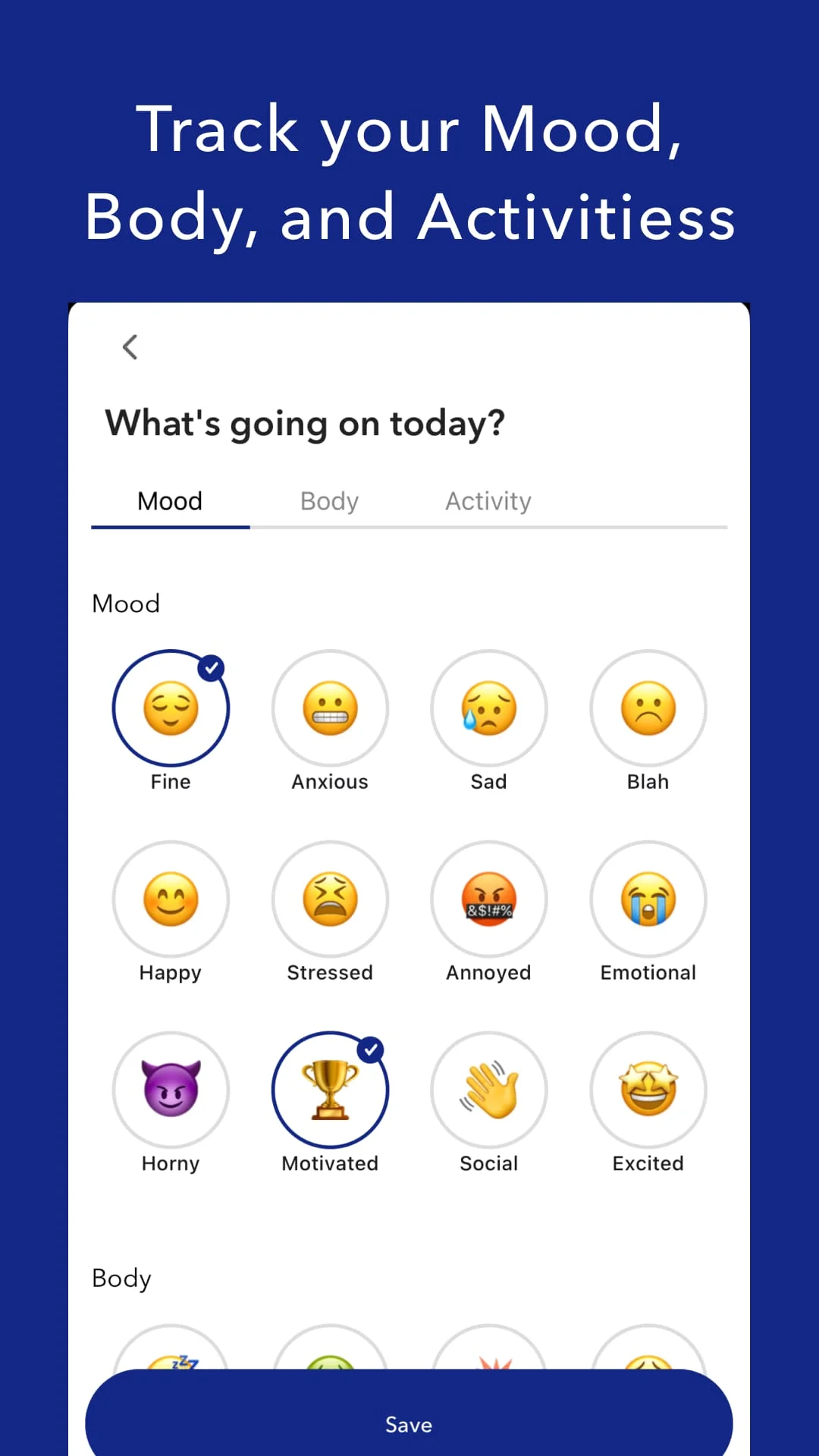 Spot On Period Tracker Screenshot 2