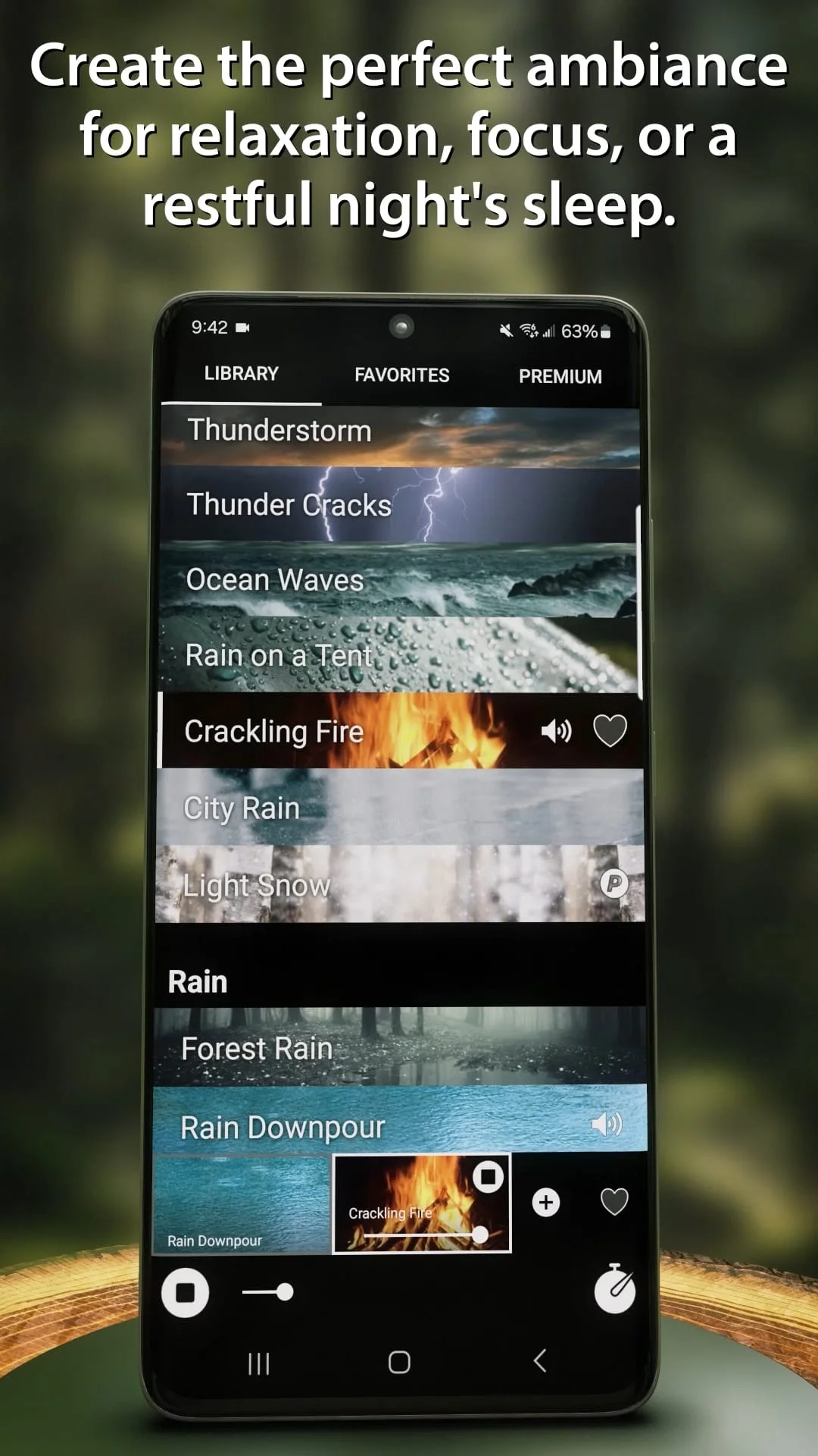 Rain Rain Sleep Sounds Screenshot 4