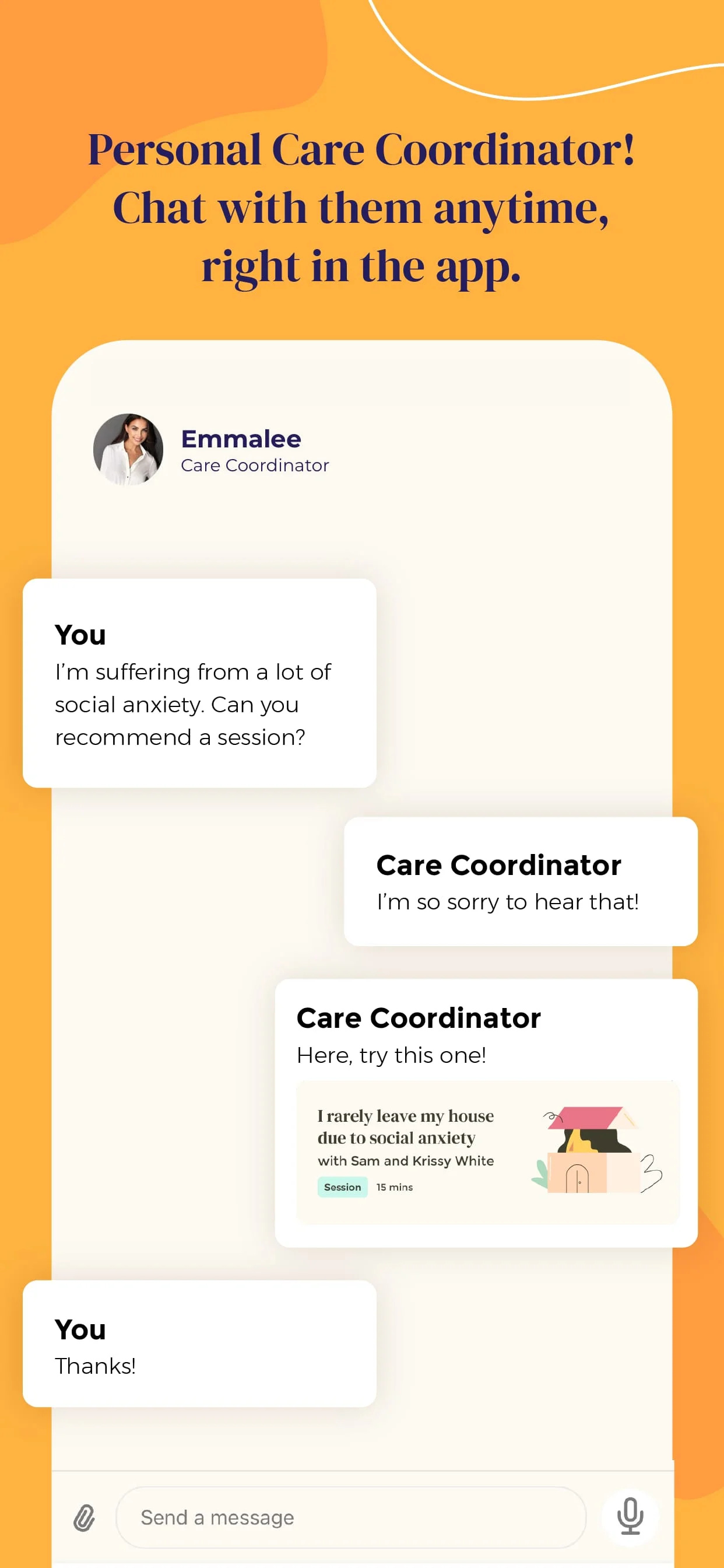 Meomind - Therapy Anytime Screenshot 4
