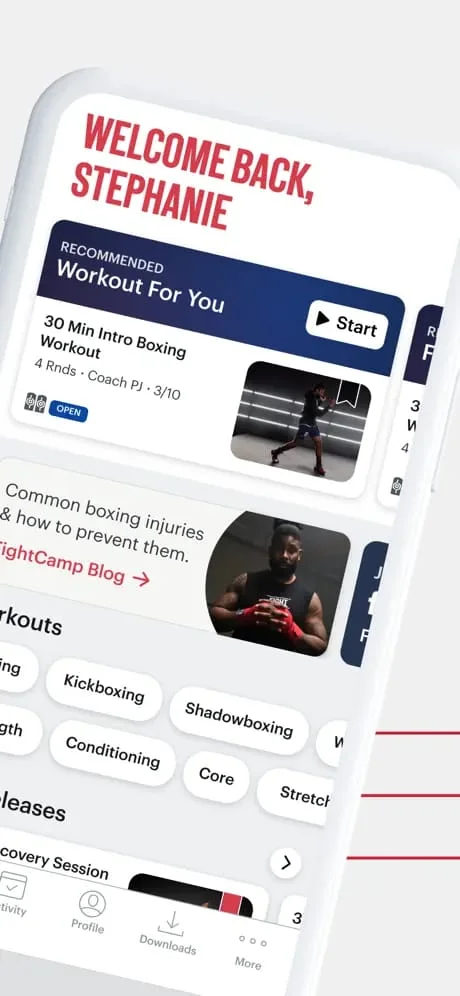 FightCamp Home Boxing Workouts Screenshot 2