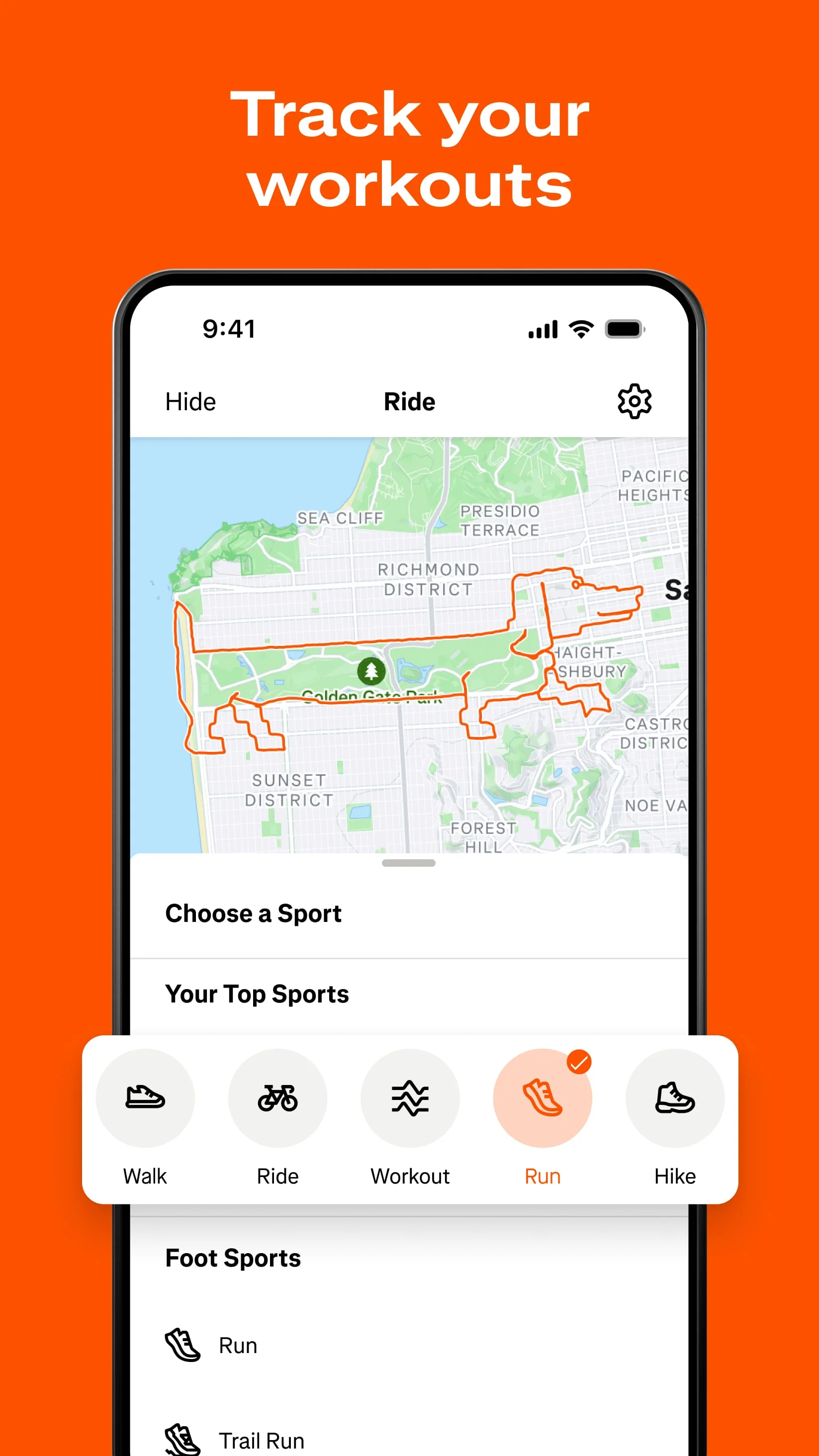 Strava: Run, Bike, Hike Screenshot 1