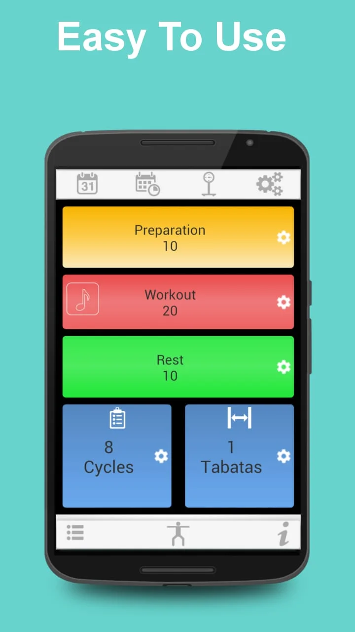Tabata Timer for HIIT Screenshot 1
