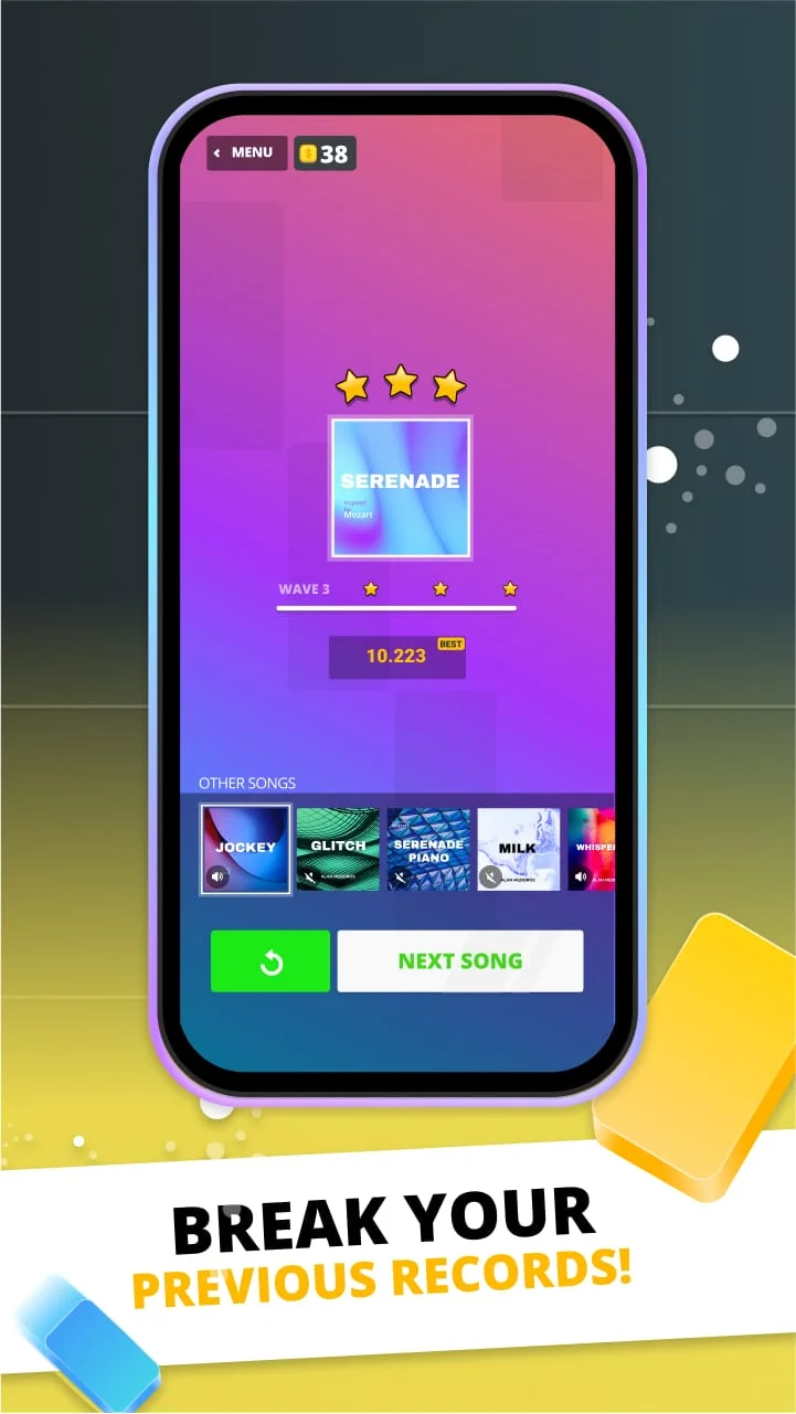 Infinite Tiles: EDM & Piano Screenshot 4