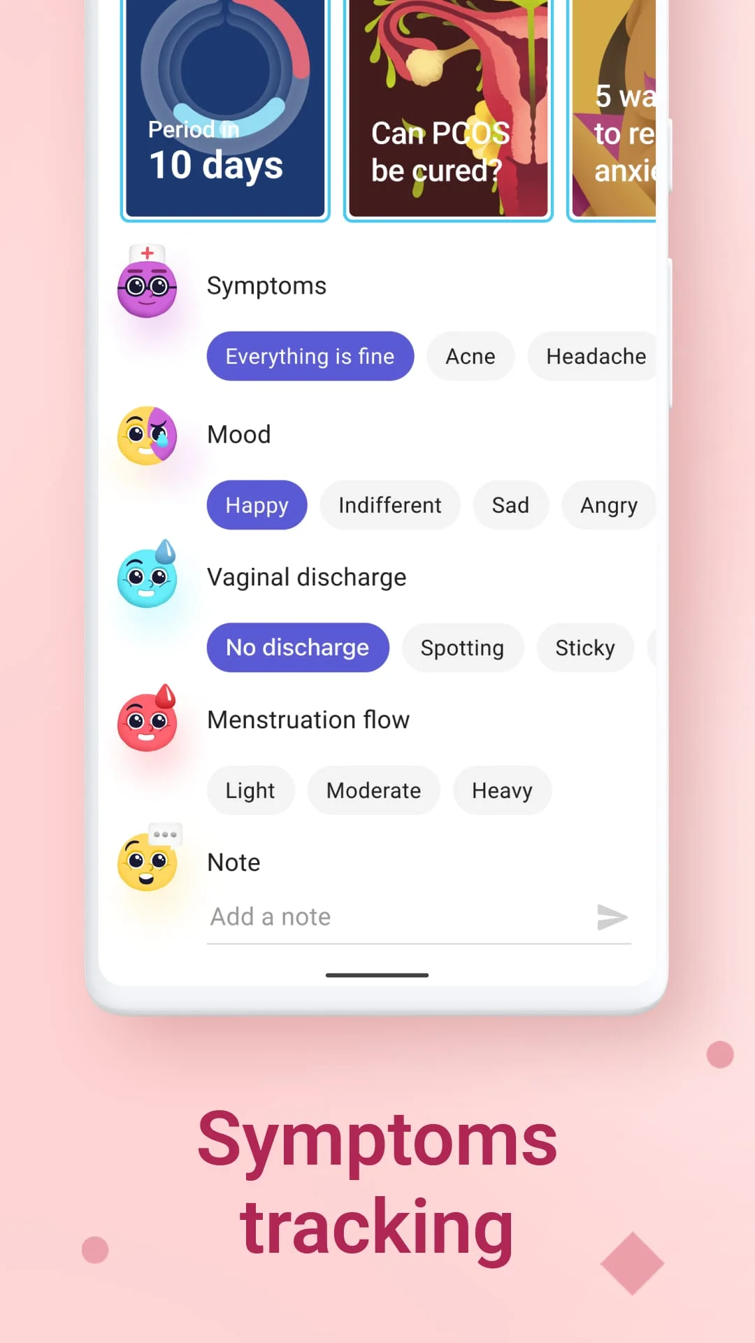 Clover－Period & Cycle Tracker Screenshot 4