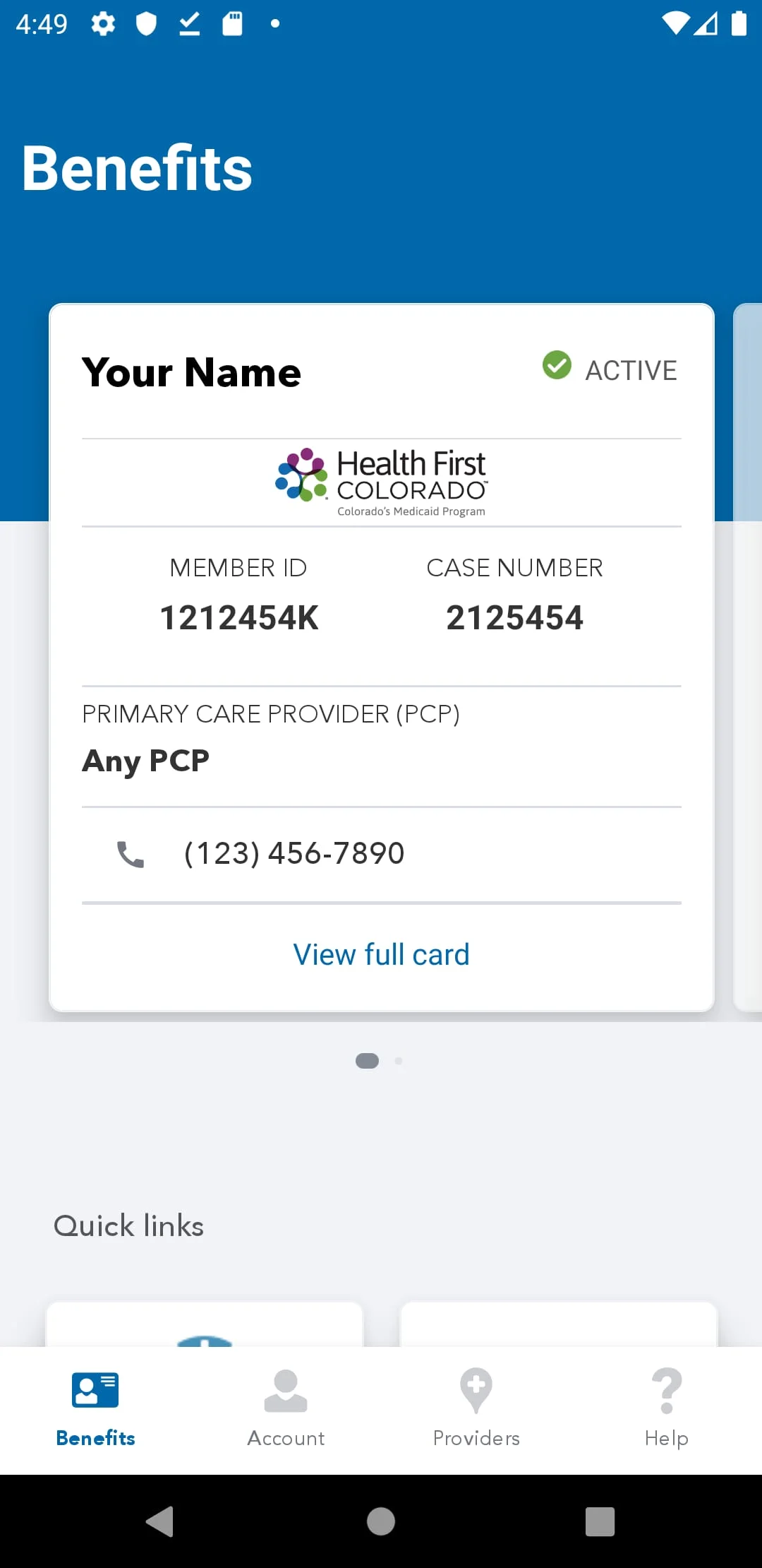 Health First Colorado Screenshot 3